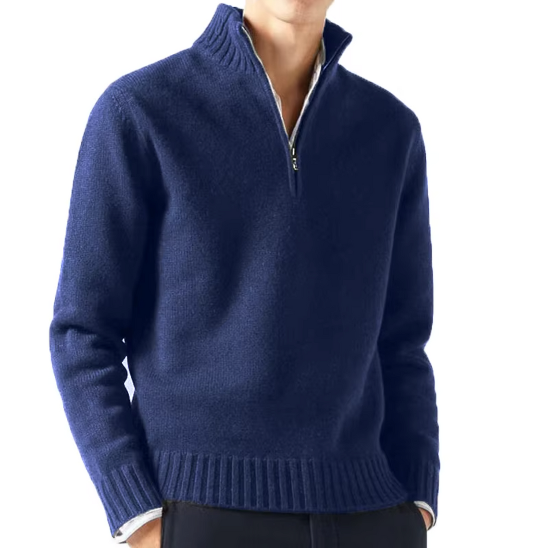 MOREL & LAURENT PARIS | DOLCEVITA EN LAINE AVEC ZIP POUR HOMME