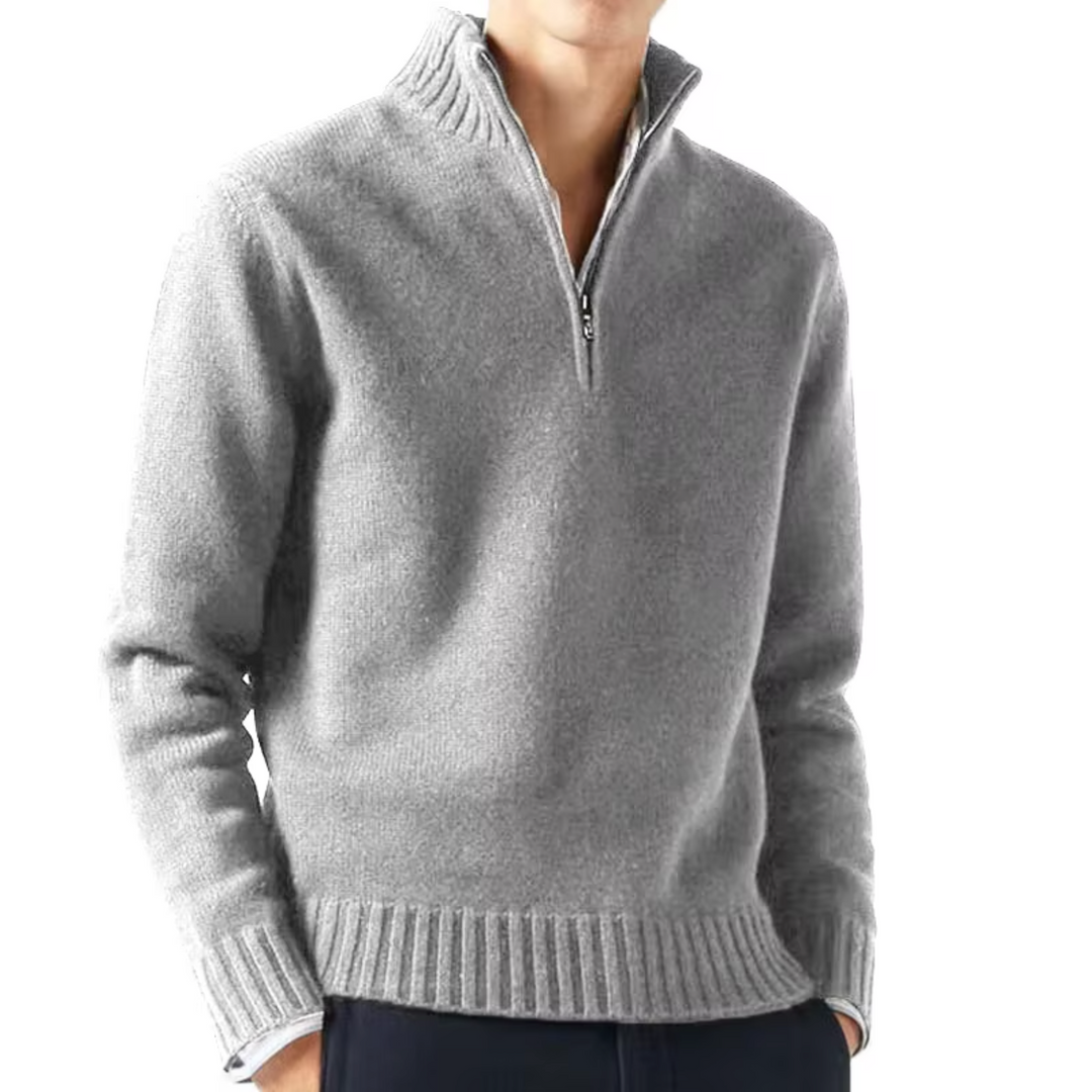 MOREL & LAURENT PARIS | DOLCEVITA EN LAINE AVEC ZIP POUR HOMME
