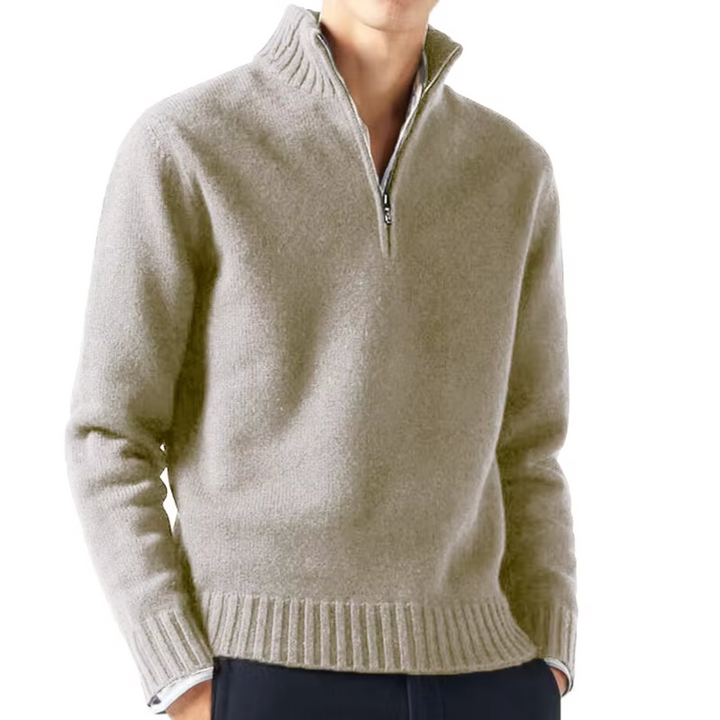 MOREL & LAURENT PARIS | DOLCEVITA EN LAINE AVEC ZIP POUR HOMME