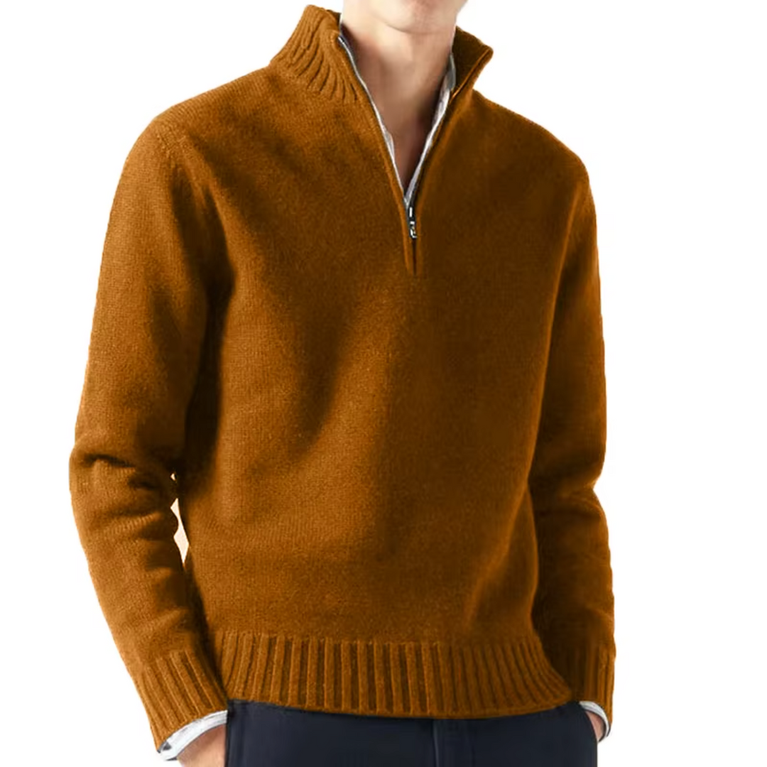 MOREL & LAURENT PARIS | DOLCEVITA EN LAINE AVEC ZIP POUR HOMME