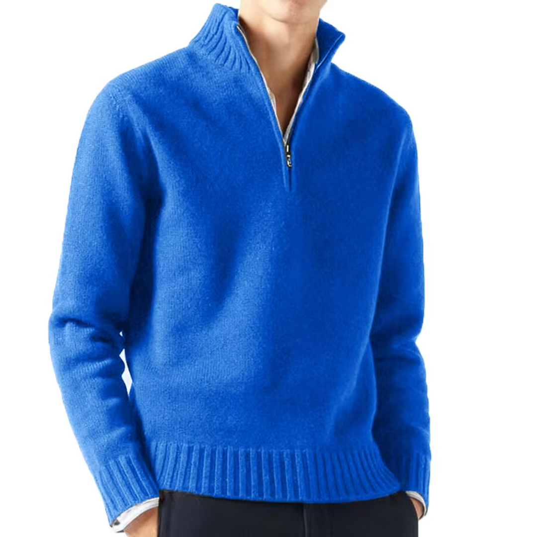 MOREL & LAURENT PARIS | DOLCEVITA EN LAINE AVEC ZIP POUR HOMME