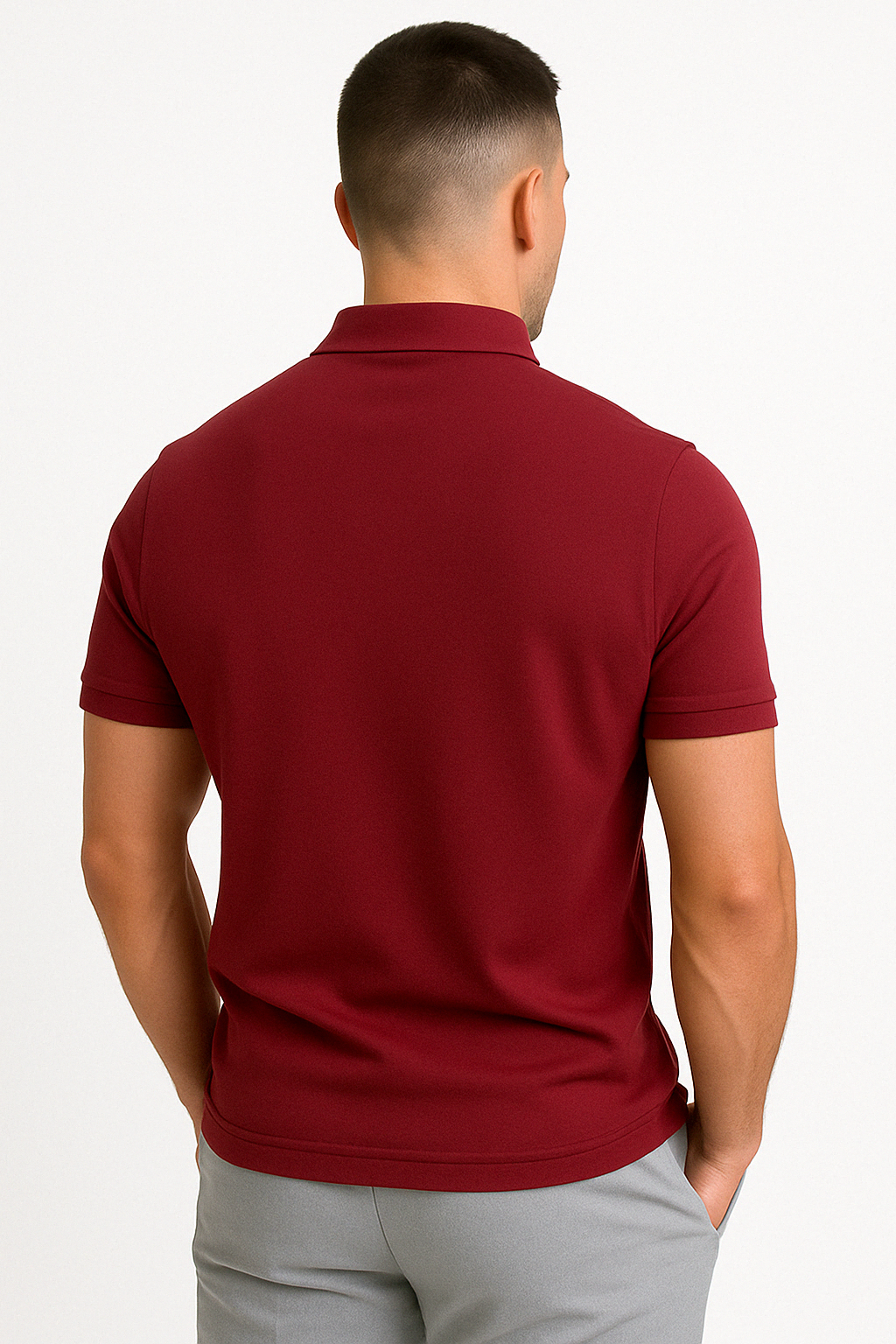 MOREL & LAURENT PARIS | POLO MODERNE AVEC ZIP MI-HAUT