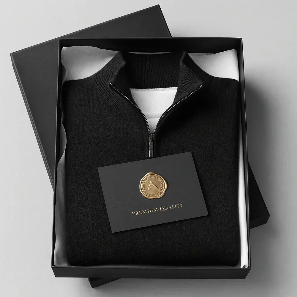 MOREL & LAURENT PARIS | PULL ZIPPÉ POUR HOMME