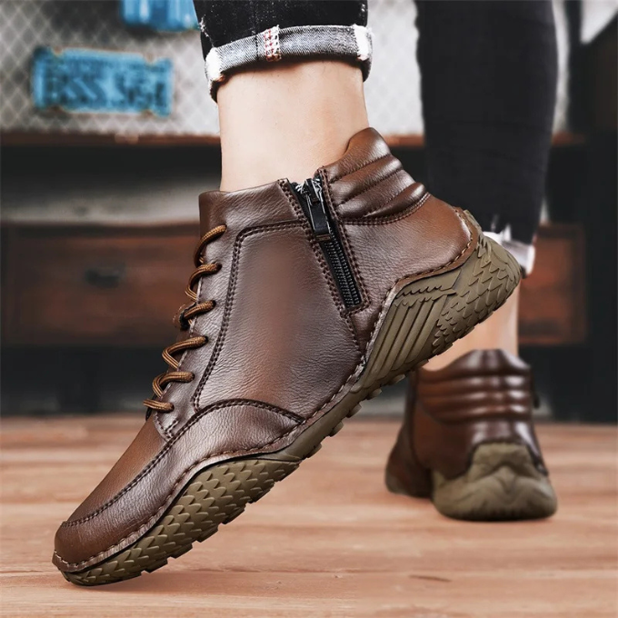 MOREL & LAURENT PARIS | BOTTES EN CUIR ROBUSTES POUR HOMMES