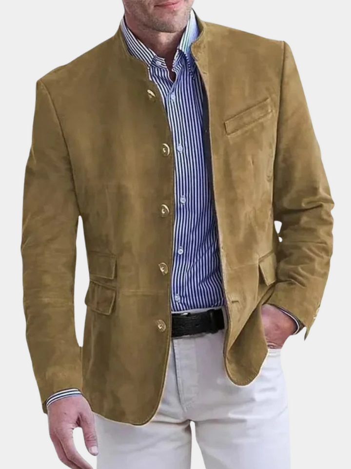 MOREL & LAURENT PARIS | VESTE EN CUIR SUEDE