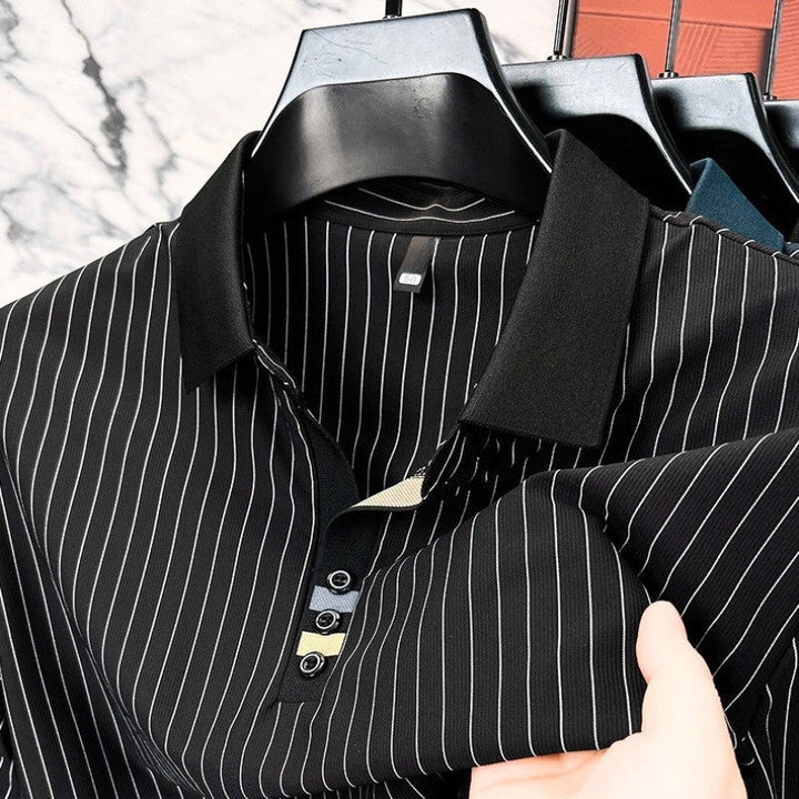 MOREL & LAURENT PARIS | POLO À RAYURES RAFFINÉE