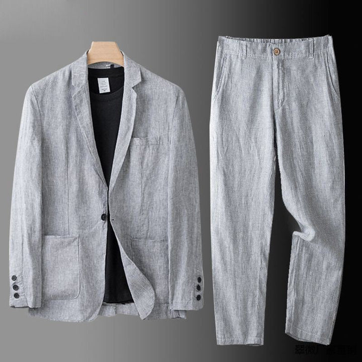 MOREL & LAURENT PARIS | OTTAVIO ROBE ÉLÉGANTE EN LIN