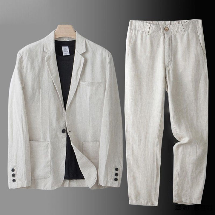 MOREL & LAURENT PARIS | OTTAVIO ROBE ÉLÉGANTE EN LIN