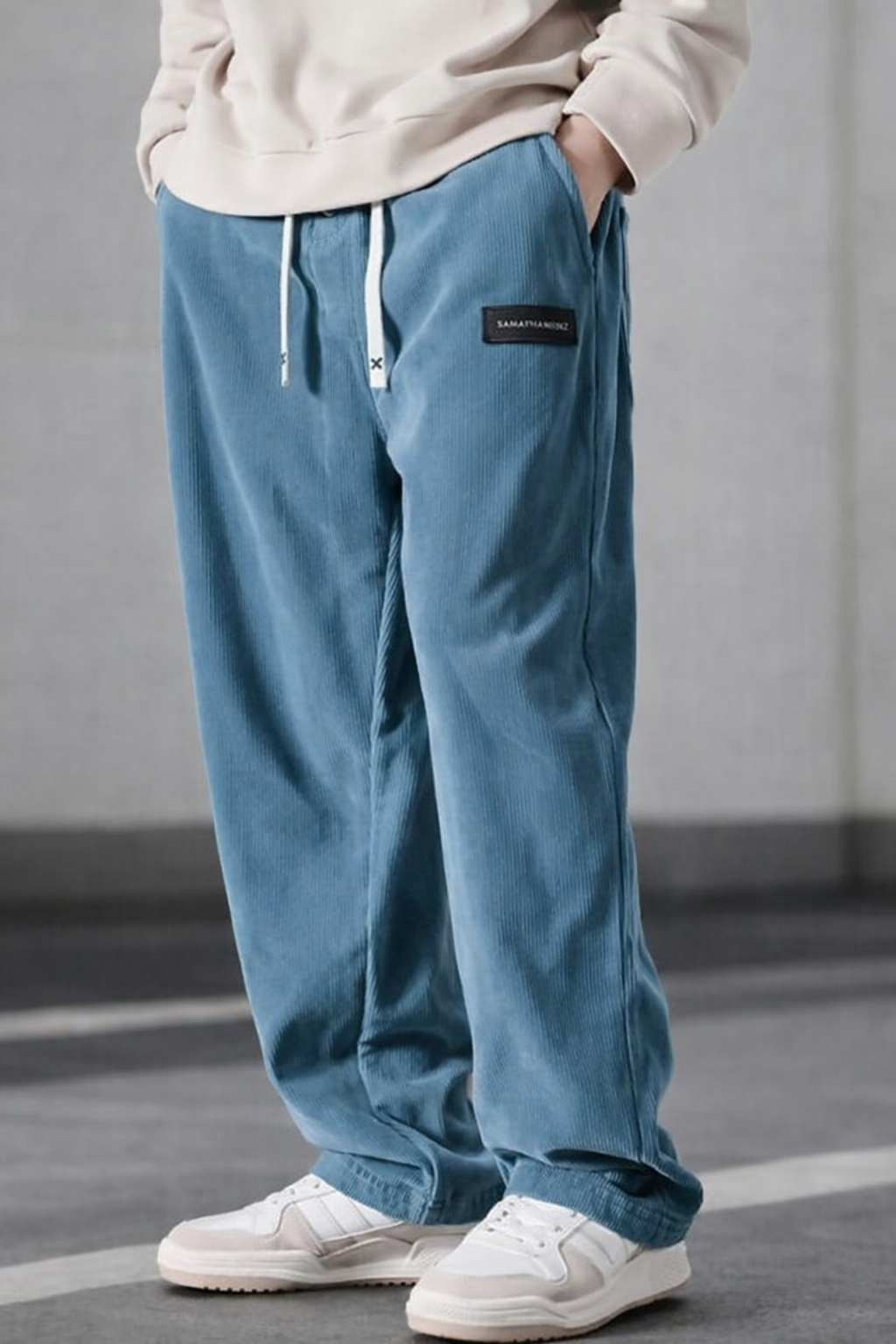 MOREL & LAURENT PARIS | PANTALON ÉLÉGANT EN VELOURS CÔTELÉ