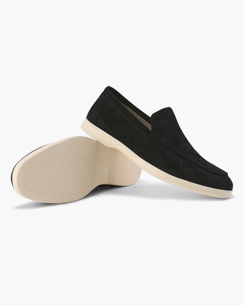 MOREL & LAURENT PARIS | MOCASSINS EN CUIR SUEDE