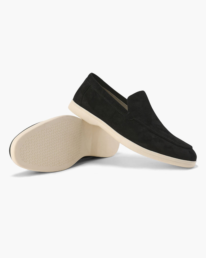 MOREL & LAURENT PARIS | MOCASSINS EN CUIR SUEDE