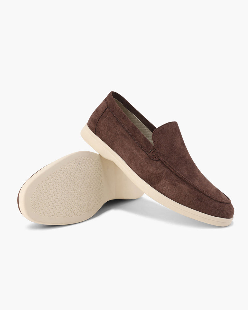 MOREL & LAURENT PARIS | MOCASSINS EN CUIR SUEDE