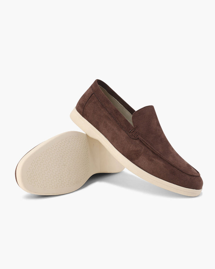 MOREL & LAURENT PARIS | MOCASSINS EN CUIR SUEDE
