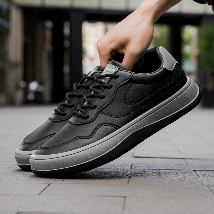 MOREL & LAURENT PARIS | BASKETS EN CUIR VÉRITABLE
