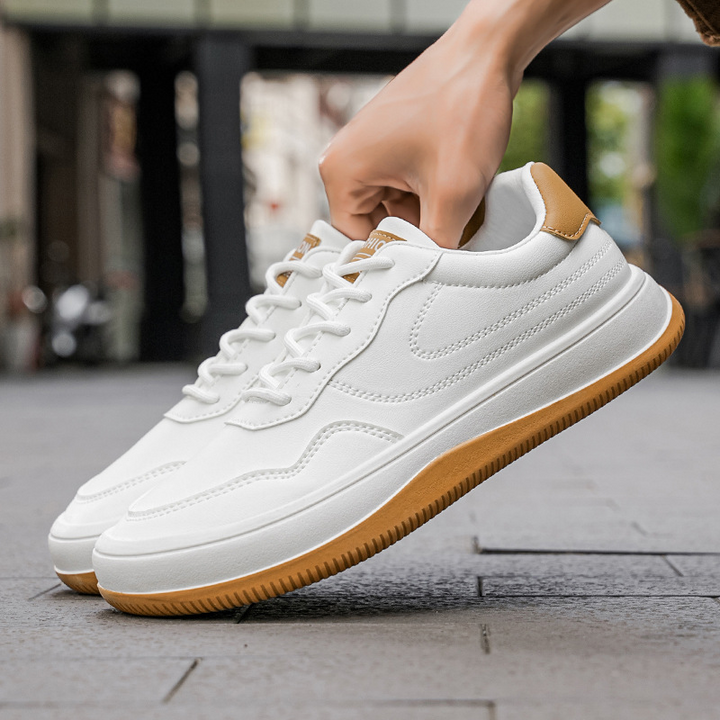 MOREL & LAURENT PARIS | BASKETS EN CUIR VÉRITABLE