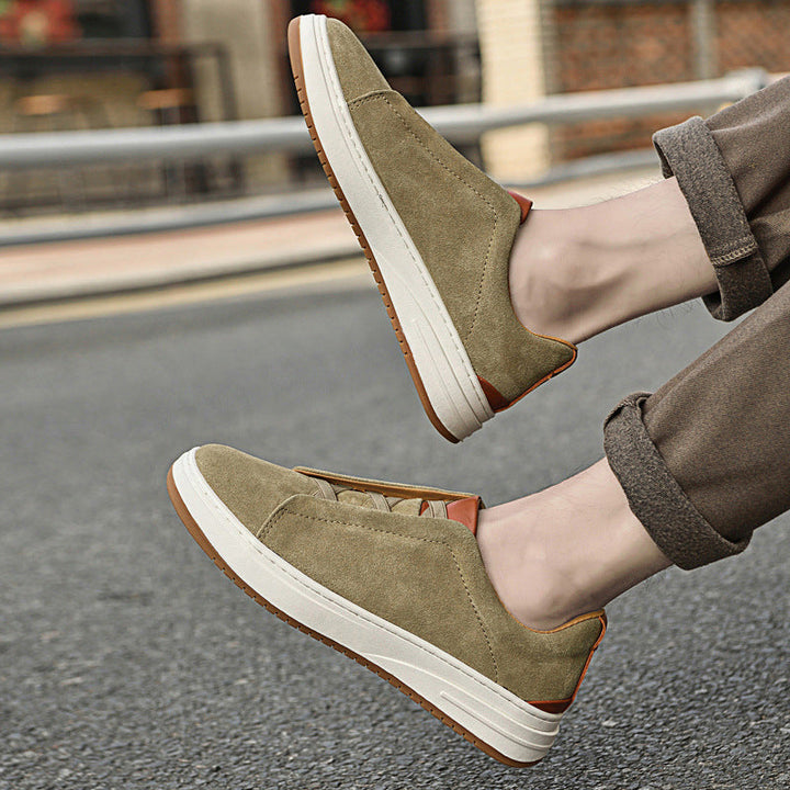 MOREL & LAURENT PARIS | CHAUSSURES SLIP-ON EN DAIM POUR HOMME