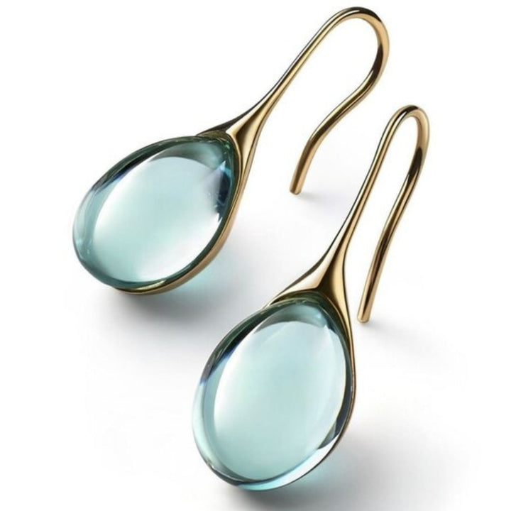 MOREL & LAURENT PARIS | BOUCLES D’OREILLES EN CRISTAL D’OR ET D’ARGENT