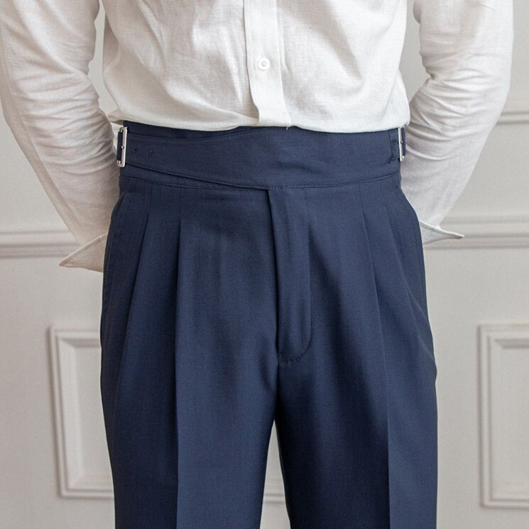 MOREL & LAURENT PARIS | Pantalon fluide taille haute élégant