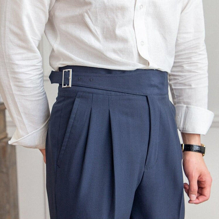 MOREL & LAURENT PARIS | Pantalon fluide taille haute élégant