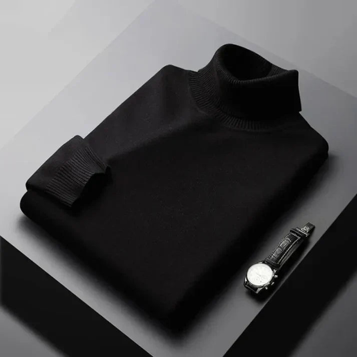 MOREL & LAURENT PARIS | PULL EN MAILLE À COL ROULÉ POUR HOMME