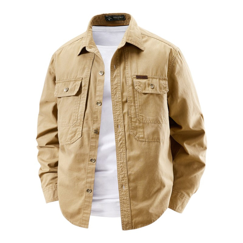 MOREL & LAURENT PARIS | CHEMISE UTILITAIRE À MANCHES LONGUES POUR HOMME