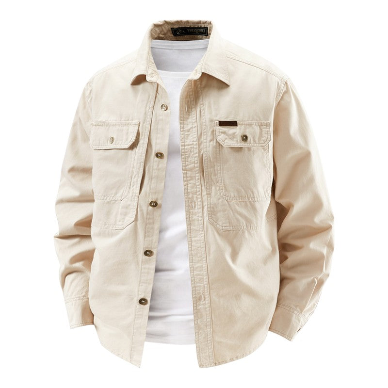 MOREL & LAURENT PARIS | CHEMISE UTILITAIRE À MANCHES LONGUES POUR HOMME