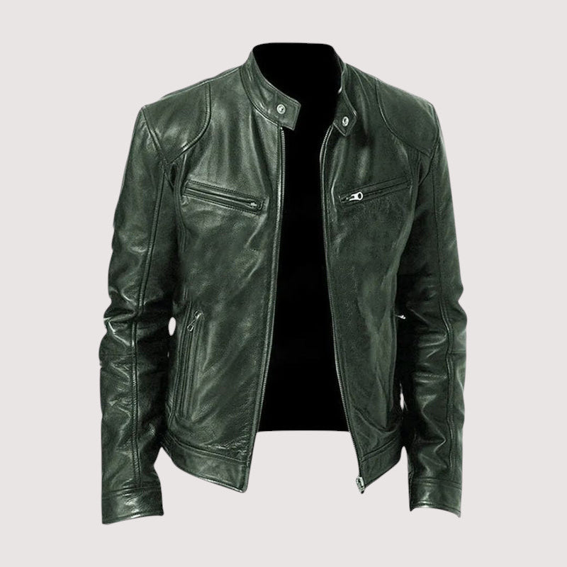 MOREL & LAURENT PARIS | VESTE EN CUIR HAUT DE GAMME ÉLÉGANTE POUR HOMME