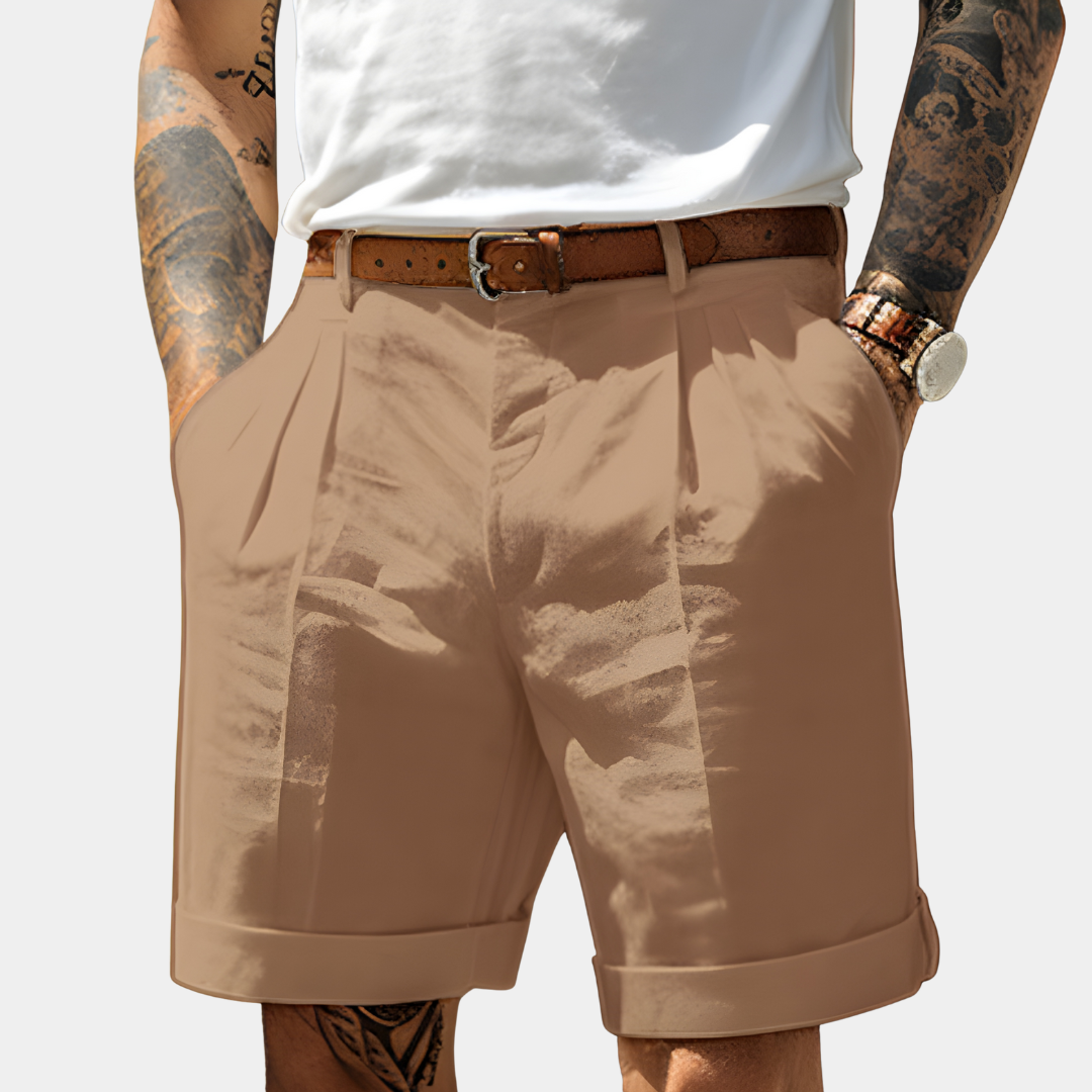 MOREL & LAURENT PARIS | BERMUDAS ÉLÉGANTS EN COTON RESPIRANT