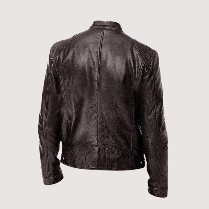 MOREL & LAURENT PARIS | VESTE EN CUIR HAUT DE GAMME ÉLÉGANTE POUR HOMME