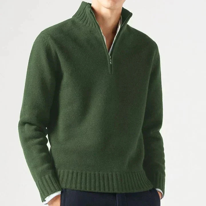MOREL & LAURENT PARIS | DOLCEVITA EN LAINE AVEC ZIP POUR HOMME