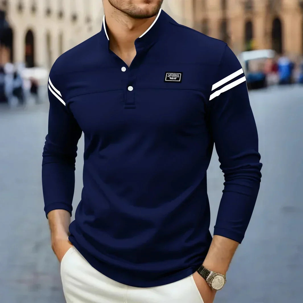 MOREL & LAURENT PARIS | T-SHIRT À MANCHES LONGUES MODERNE POUR HOMME