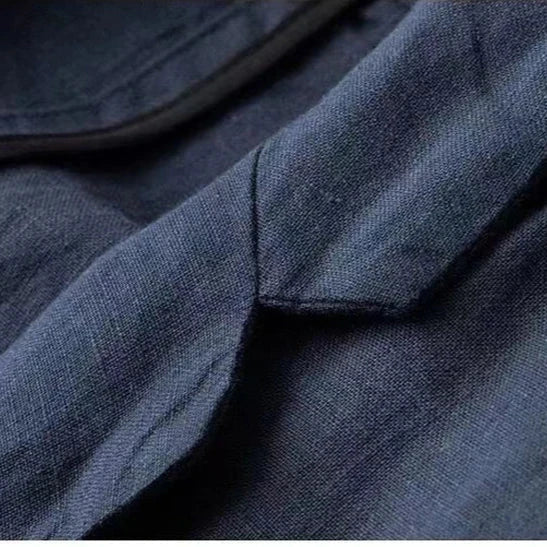 MOREL & LAURENT PARIS | OTTAVIO ROBE ÉLÉGANTE EN LIN