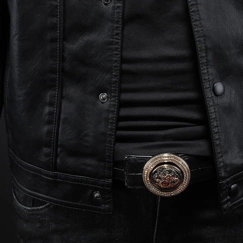 MOREL & LAURENT PARIS | VESTE EN CUIR MODERNE RIDER