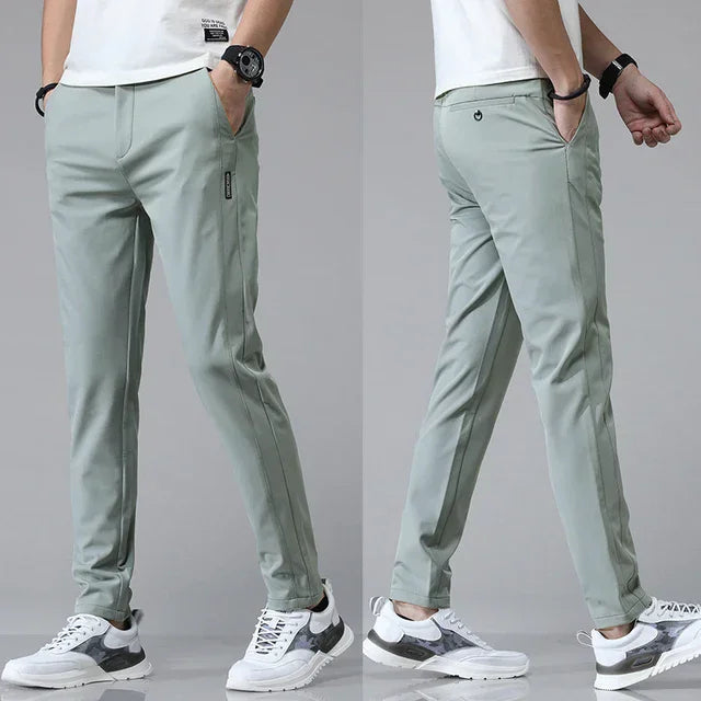 MOREL & LAURENT PARIS | PANTALON SLIMFIT ULTRA LÉGER POUR L'ÉTÉ ET LE SPORT