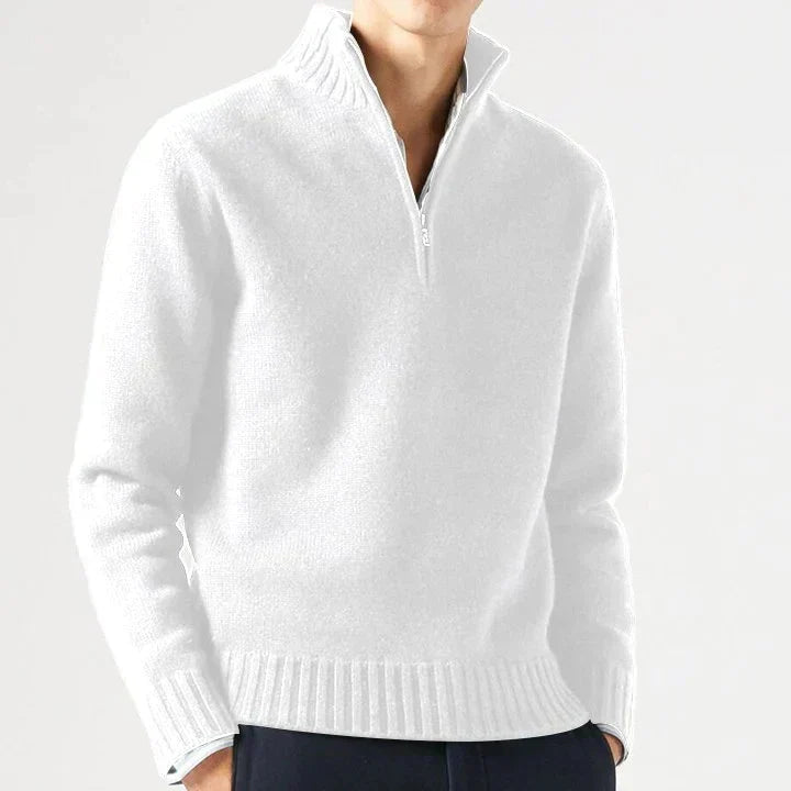 MOREL & LAURENT PARIS | DOLCEVITA EN LAINE AVEC ZIP POUR HOMME
