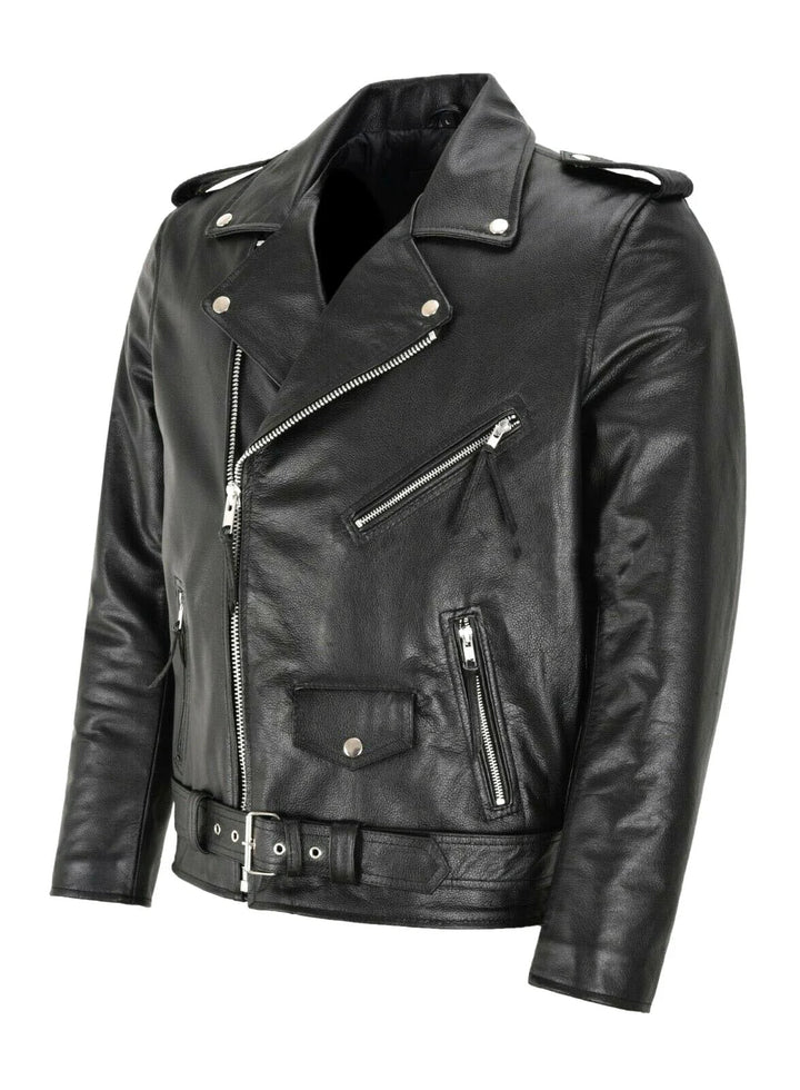 MOREL & LAURENT PARIS | VESTE EN CUIR POUR HOMME CLASSIQUE