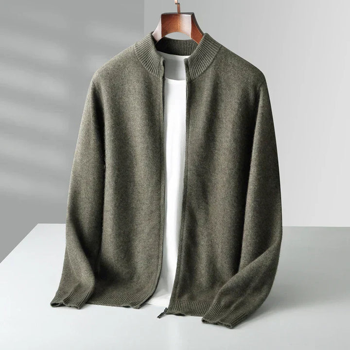 MOREL & LAURENT PARIS | GILET DE LUXE EN LAINE DE CACHEMIRE PREMIUM