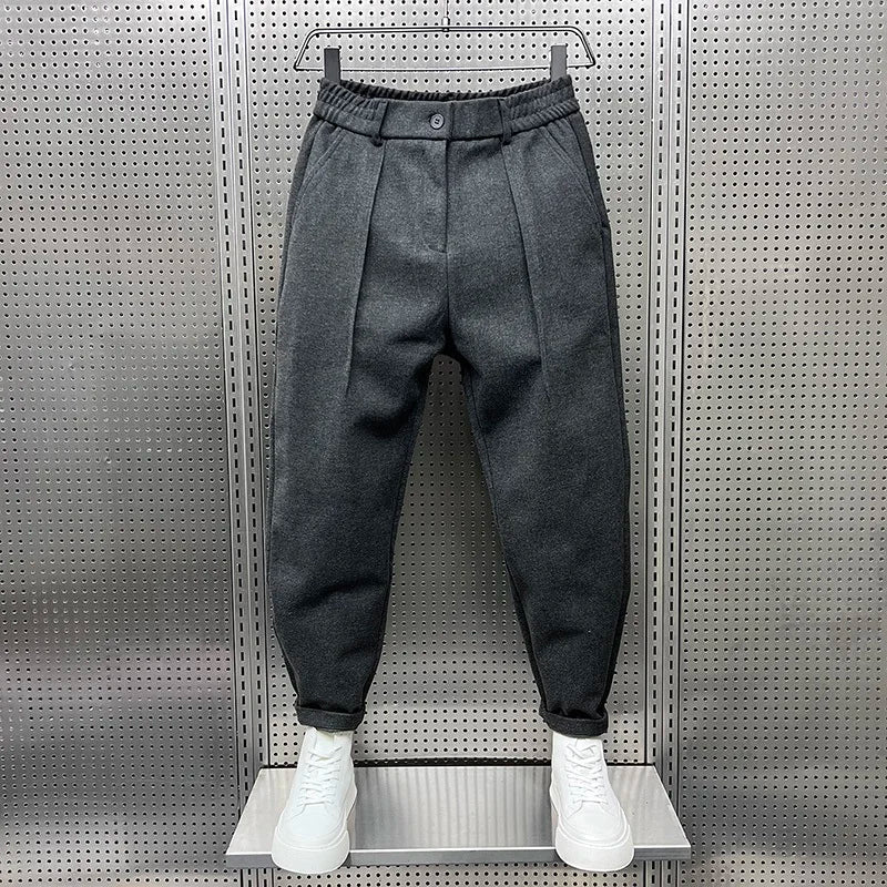 MOREL & LAURENT PARIS | PANTALONS TAPERED TEXTURÉS