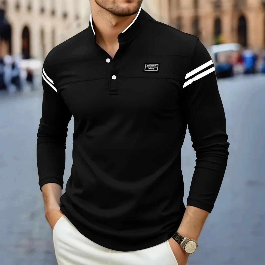 MOREL & LAURENT PARIS | T-SHIRT À MANCHES LONGUES MODERNE POUR HOMME
