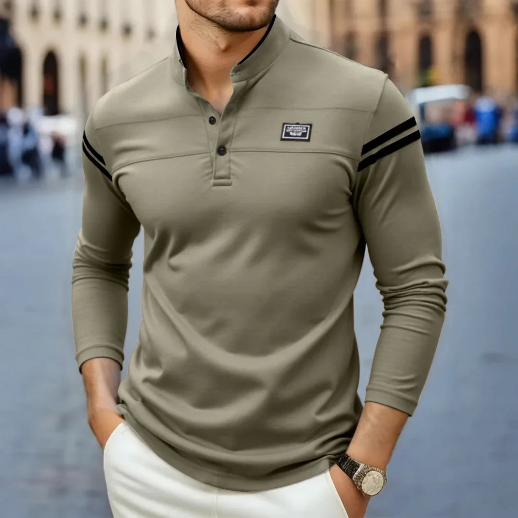 MOREL & LAURENT PARIS | T-SHIRT À MANCHES LONGUES MODERNE POUR HOMME