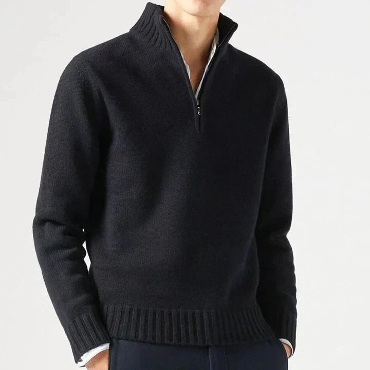 MOREL & LAURENT PARIS | DOLCEVITA EN LAINE AVEC ZIP POUR HOMME