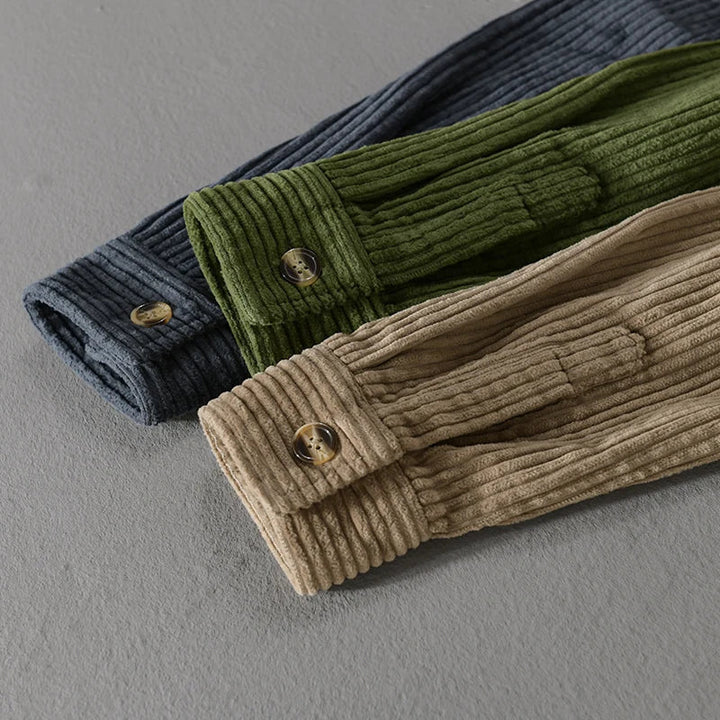 MOREL & LAURENT PARIS | CHEMISE EN VELOURS CÔTELÉ POUR HOMME