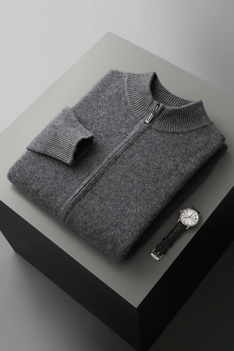MOREL & LAURENT PARIS | GILET DE LUXE EN LAINE DE CACHEMIRE PREMIUM