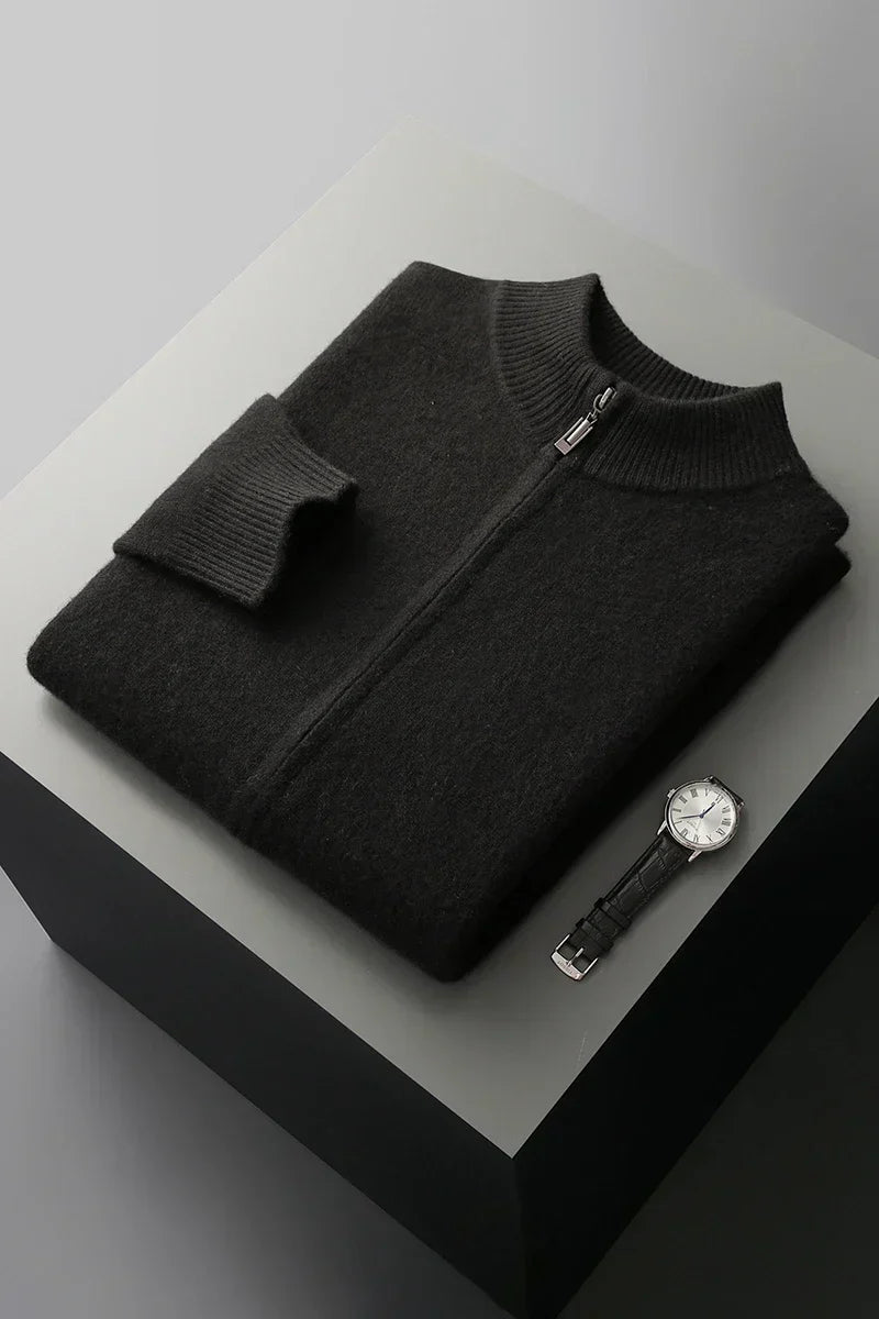 MOREL & LAURENT PARIS | GILET DE LUXE EN LAINE DE CACHEMIRE PREMIUM