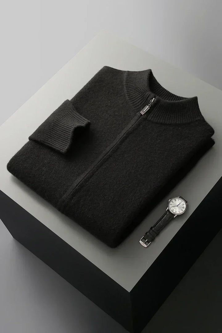 MOREL & LAURENT PARIS | GILET DE LUXE EN LAINE DE CACHEMIRE PREMIUM