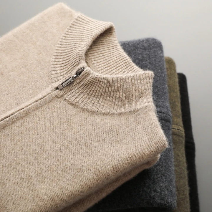 MOREL & LAURENT PARIS | GILET DE LUXE EN LAINE DE CACHEMIRE PREMIUM
