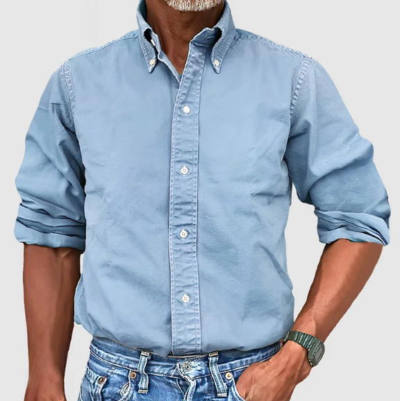 MOREL & LAURENT PARIS | CHEMISE À MANCHES LONGUES ANTI-PLIS POUR HOMME