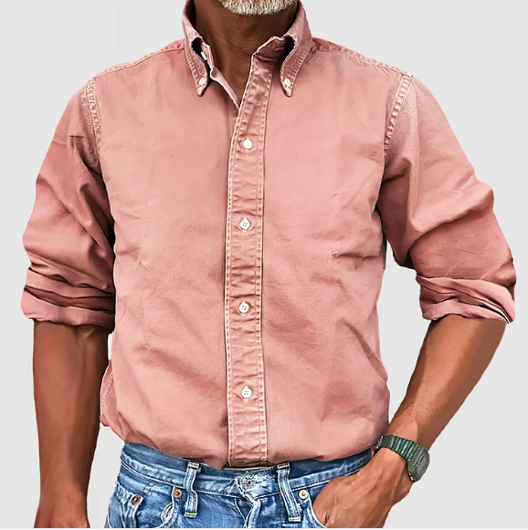 MOREL & LAURENT PARIS | CHEMISE À MANCHES LONGUES ANTI-PLIS POUR HOMME