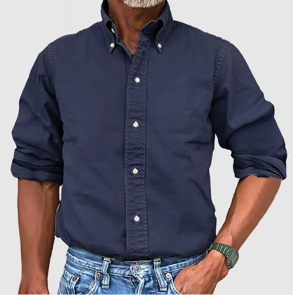 MOREL & LAURENT PARIS | CHEMISE À MANCHES LONGUES ANTI-PLIS POUR HOMME