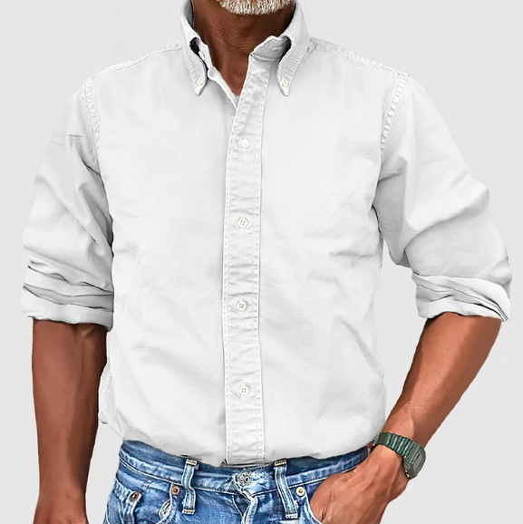 MOREL & LAURENT PARIS | CHEMISE À MANCHES LONGUES ANTI-PLIS POUR HOMME